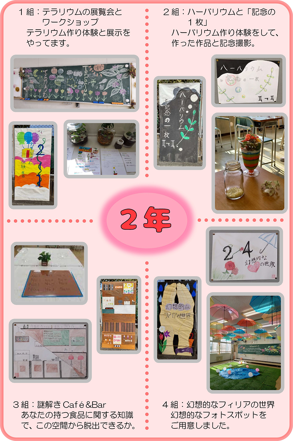 農産農産高等学校文化祭2年生